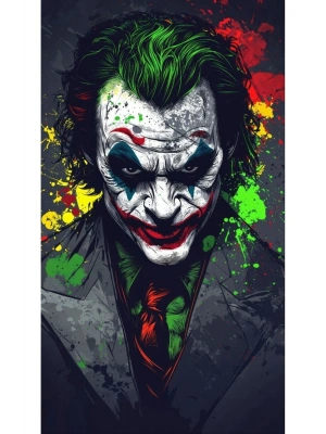 JOKER Kapı Direk Kaplama Folyosu BASKILI STİCKER Sağ-Sol 2 Adet 22*50 CM