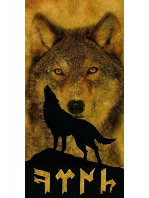 Kurt Kapı Direk Kaplama Folyosu BASKILI STİCKER Sağ-Sol 2 Adet 22*50 CM