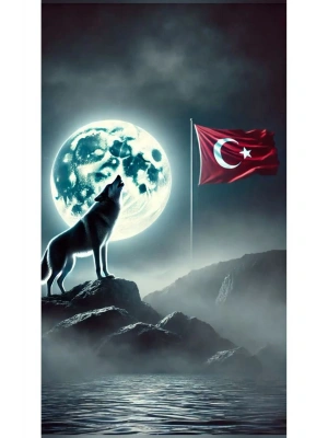 Kartal Kapı Direk Kaplama Folyosu BASKILI STİCKER Sağ-Sol 2 Adet 22*50 CM