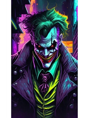 Joker Kapı Direk Kaplama Folyosu BASKILI STİCKER Sağ-Sol 2 Adet 22*50 CM