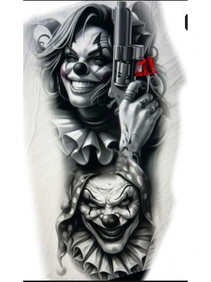 Soytarılar Kapı Direk Kaplama Folyosu BASKILI STİCKER Sağ-Sol 2 Adet 22*50 CM