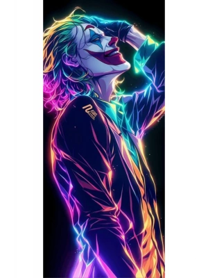 Joker Kapı Direk Kaplama Folyosu BASKILI STİCKER Sağ-Sol 2 Adet 22*50 CM