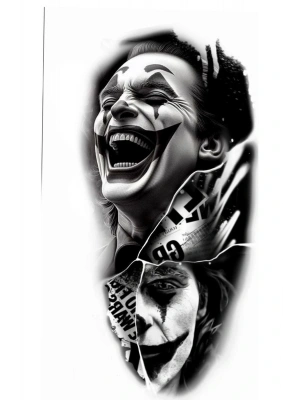 Joker Kapı Direk Kaplama Folyosu BASKILI STİCKER Sağ-Sol 2 Adet 22*50 CM