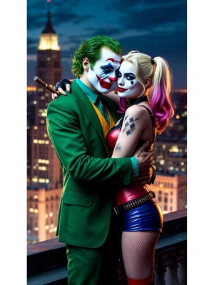 Ghost-Rider Kapı Direk Kaplama Folyosu BASKILI STİCKER Sağ-Sol 2 Adet 22*50 CM