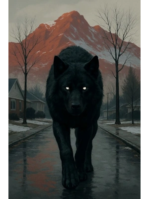 Kurt Kapı Direk Kaplama Folyosu BASKILI STİCKER Sağ-Sol 2 Adet 22*50 CM