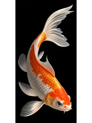 Balık Kapı Direk Kaplama Folyosu BASKILI STİCKER Sağ-Sol 2 Adet 22*50 CM