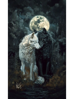 Kurt Kapı Direk Kaplama Folyosu BASKILI STİCKER Sağ-Sol 2 Adet 22*50 CM