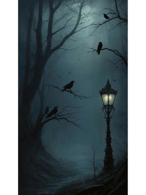 Kurt Kapı Direk Kaplama Folyosu BASKILI STİCKER Sağ-Sol 2 Adet 22*50 CM