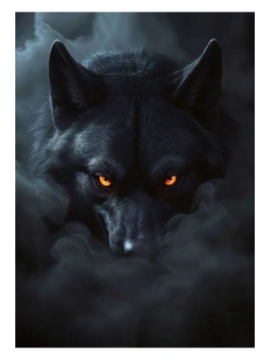 Kurt Kapı Direk Kaplama Folyosu BASKILI STİCKER Sağ-Sol 2 Adet 22*50 CM