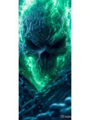 Kuru Kafa Kapı Direk Kaplama Folyosu BASKILI STİCKER Sağ-Sol 2 Adet 22*50 CM