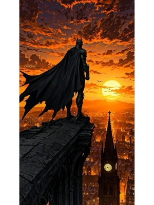 Alis Harikalar Diyarında Kapı Direk Kaplama Folyosu BASKILI STİCKER Sağ-Sol 2 Adet 22*50 CM