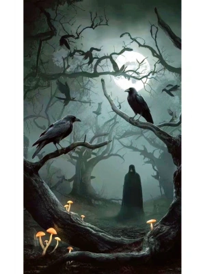 Kurt Kapı Direk Kaplama Folyosu BASKILI STİCKER Sağ-Sol 2 Adet 22*50 CM