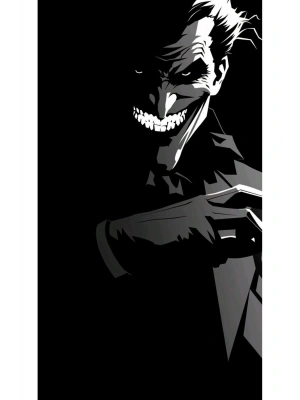 Joker Kapı Direk Kaplama Folyosu BASKILI STİCKER Sağ-Sol 2 Adet 22*50 CM