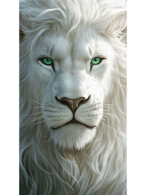 Aslan Kapı Direk Kaplama Folyosu BASKILI STİCKER Sağ-Sol 2 Adet 22*50 CM