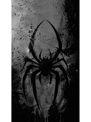 Örümcek Kapı Direk Kaplama Folyosu BASKILI STİCKER Sağ-Sol 2 Adet 22*50 CM