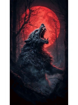 Kurt Kapı Direk Kaplama Folyosu BASKILI STİCKER Sağ-Sol 2 Adet 22*50 CM