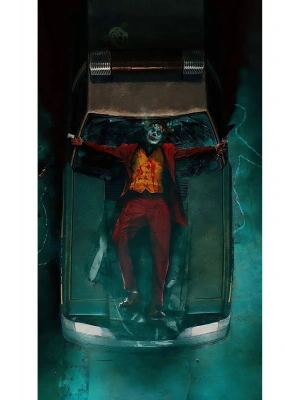 Joker Kapı Direk Kaplama Folyosu BASKILI STİCKER Sağ-Sol 2 Adet 22*50 CM