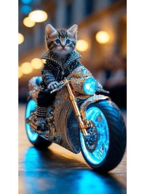 Kedi Kapı Direk Kaplama Folyosu BASKILI STİCKER Sağ-Sol 2 Adet 22*50 CM