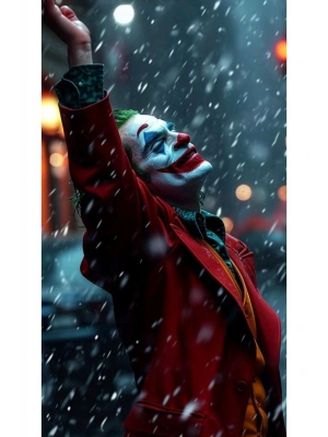 Joker Kapı Direk Kaplama Folyosu BASKILI STİCKER Sağ-Sol 2 Adet 22*50 CM