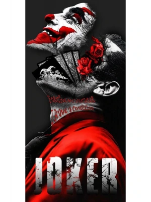 Joker Kapı Direk Kaplama Folyosu BASKILI STİCKER Sağ-Sol 2 Adet 22*50 CM