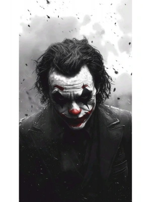 Joker Kapı Direk Kaplama Folyosu BASKILI STİCKER Sağ-Sol 2 Adet 22*50 CM