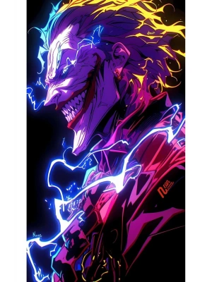 Joker Kapı Direk Kaplama Folyosu BASKILI STİCKER Sağ-Sol 2 Adet 22*50 CM