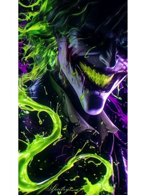 Joker Kapı Direk Kaplama Folyosu BASKILI STİCKER Sağ-Sol 2 Adet 22*50 CM