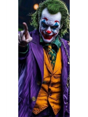 Joker Kapı Direk Kaplama Folyosu BASKILI STİCKER Sağ-Sol 2 Adet 22*50 CM