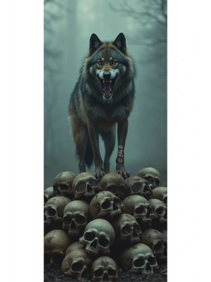 Kedi Kapı Direk Kaplama Folyosu BASKILI STİCKER Sağ-Sol 2 Adet 22*50 CM