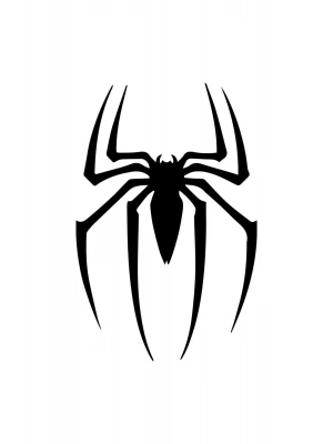 Örümcek Sticker Motorsiklet Kask Laptop Ve Oto Sticker 14x9 Cm