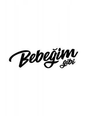 Bebeğim Gibi Araba Motorsiklet Kask Laptop Sticker 17x5 Cm