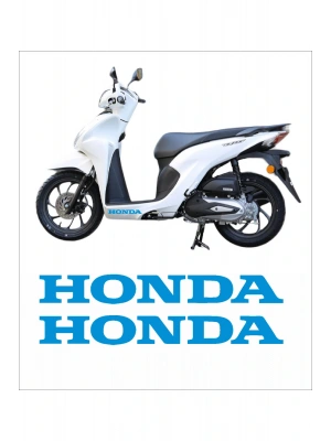 Honda Dio Marşpiyel Sticker Honda Sticker 2 Adet 20cm BEYAZ