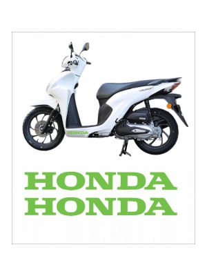 Honda Dio Marşpiyel Sticker Honda Sticker 2 Adet 20cm BEYAZ