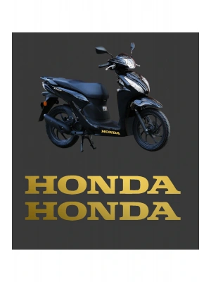Honda Dio Marşpiyel Sticker Honda Sticker 2 Adet 20cm