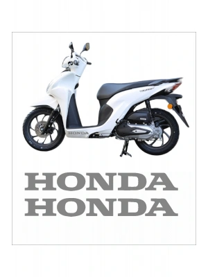 Honda Dio Marşpiyel Sticker Honda Sticker 2 Adet 20cm GRİ