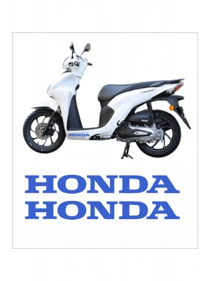 Honda Dio Uyumlu Marşpiyel Sticker Honda Sticker 2 Adet 20cm PARLEMENT MAVİ