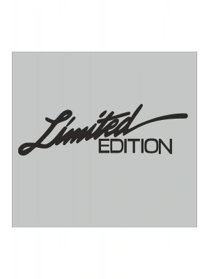 Limited Edition Sticker Araba Motorsiklet Oto Pc Sticker 20cm*4,5cm Siyah