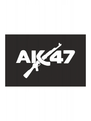 Ak47 Keleş 20x12 cm Sticker Araba, Motorsiklet, Laptop, Cam Sticker