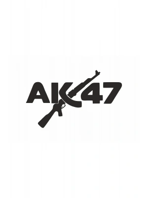 Ak47 Keleş 20x12 cm Sticker Araba, Motorsiklet, Laptop, Cam Sticker