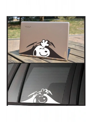 Peanuts Çetesi Araba, Motorsiklet, Kask, Laptop, Cam, Duvar Sticker 20x7,3 Cm