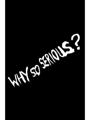 Why so serious Araba, Motorsiklet, Kask, Laptop,cam Sticker 20x6 Cm