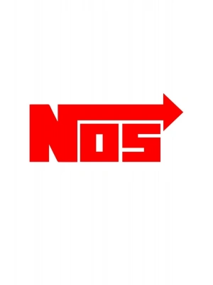 Nos Araba, Motorsiklet, Kask, Laptop, Cam Sticker 13x6 Cm