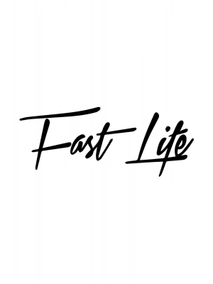 Fats Life Araba Motorsiklet Kask Laptop Sticker 18x7 Cm