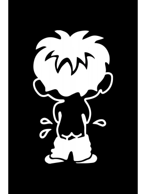 Çiş Yapan Çocuk Depo Kapağı Araba, Motorsiklet, Kask, Laptop, Cam Sticker 12x7 Cm