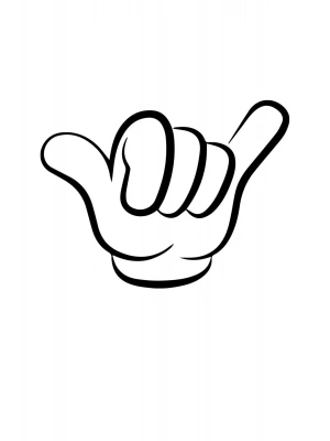 Miki Fare El Araba Motorsiklet Kask Laptop Cam Ve Oto Sticker 15x11 Cm