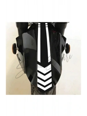 Motor Ön Teker Şerit 35x6,5 Cm Kask Depo Kapağı Araba Araç Otomobil Motorsiklet Sticker