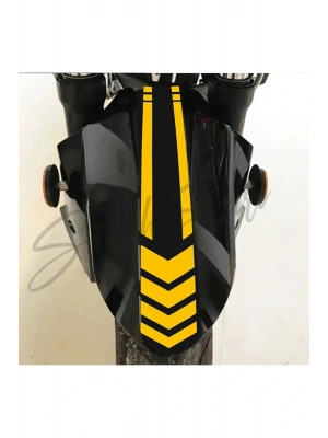 Motor Ön Teker Şerit 35x6,5 Cm Kask Depo Kapağı Araba Araç Otomobil Motorsiklet Sticker