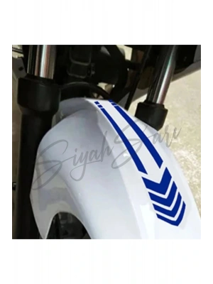 Motor Ön Teker Şerit 35x6,5 Cm Kask Depo Kapağı Araba Araç Otomobil Motorsiklet Sticker