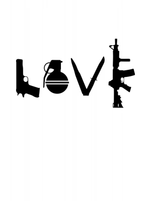 Tabanca Bomba Bıçak Ve M4 Araba, Motorsiklet, Kask, Laptop, Cam Sticker 13x9 Cm