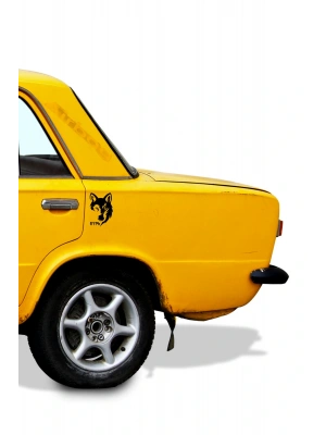 Bozkurt Figürlü Göktürkçe Türk Yazılı Vinil Sticker